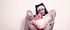 Horny tattooed nun teases wearing no panties