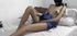 Teen Indian's solo fingering and spreading pink